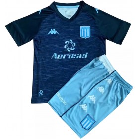 Racing Club Bambino Maglia Trasferta 2021/2022 Manica Corta (+ Pantaloncini) 
